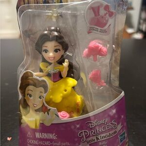 Disney Princess Belle Figure - Yellow Dress with Pink Accessories
